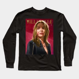 Villanelle Painted Portrait Long Sleeve T-Shirt